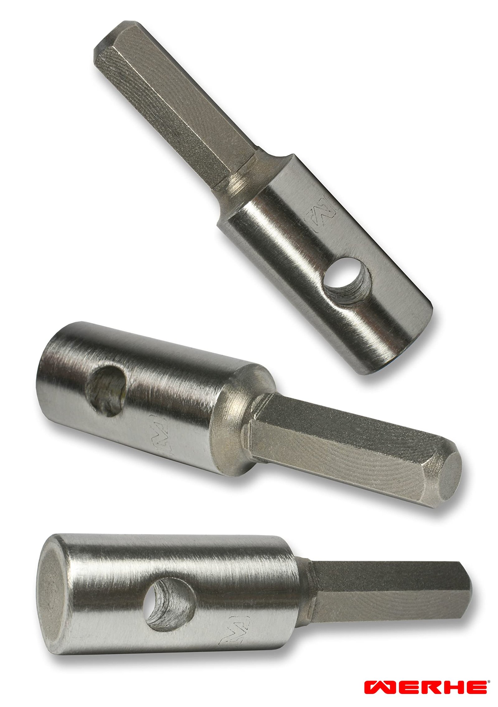 WERHE® Profi Bohrer Starker Stahl, Erdbohrer für bohrmaschine 300 mm Doppel-Welle extrem robust mit Hex Adapter - Pfahlbohrer Brunnenbohrer präzise Bohrspitze. - Image 10